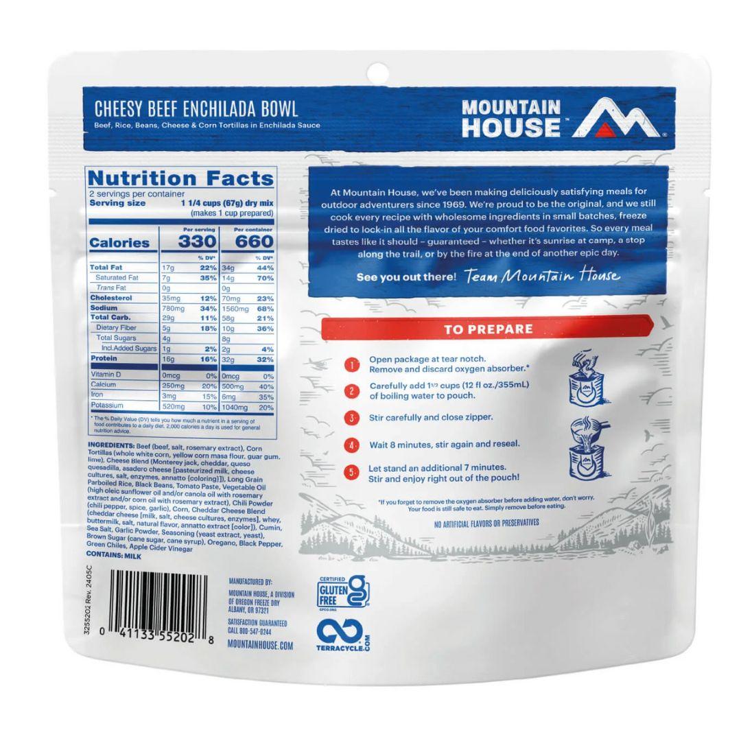 Mountain House Cheesy Beef Enchilada Bowl